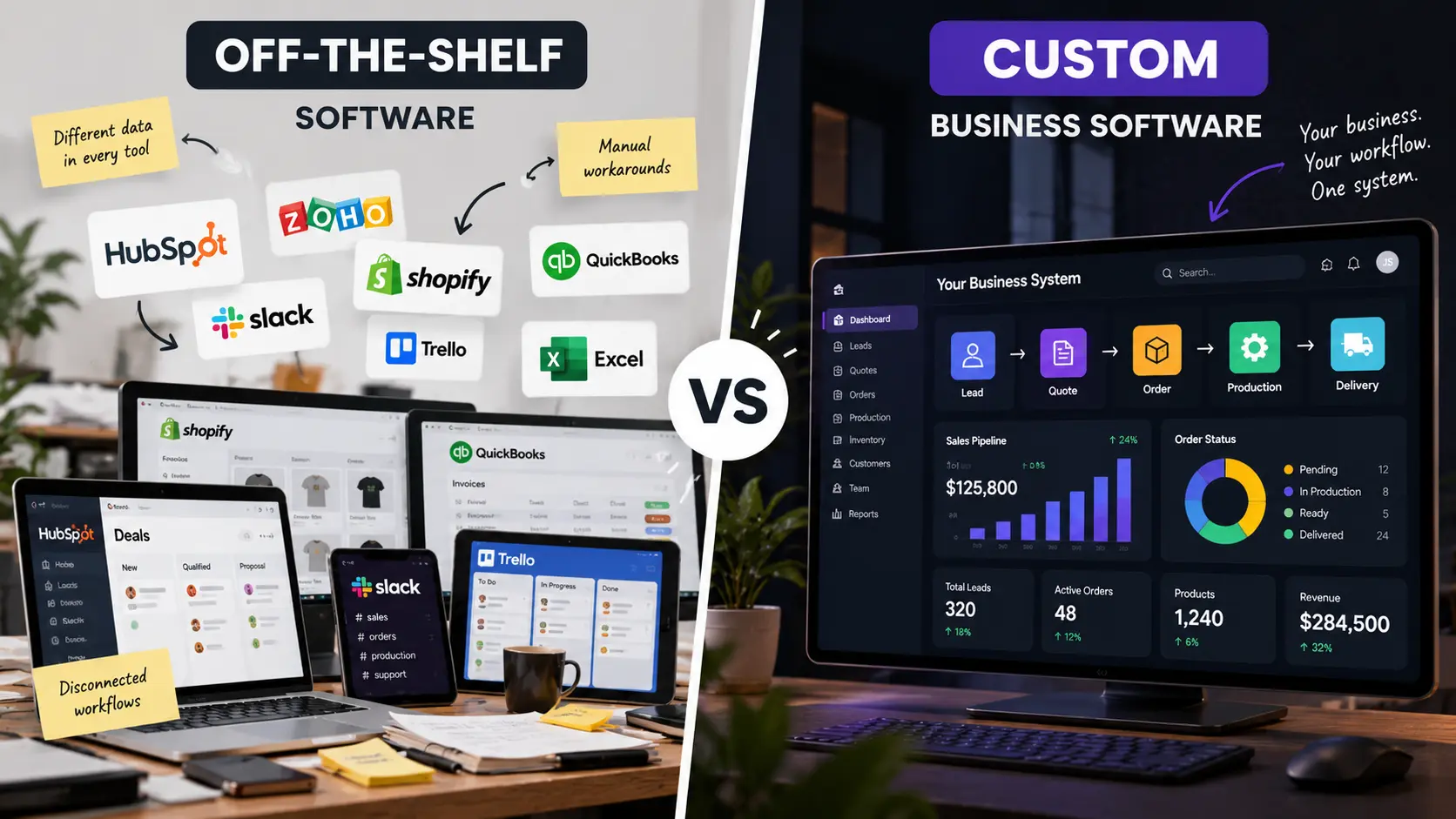 Custom Software vs Off-the-Shelf: Build or Buy for Your Business?