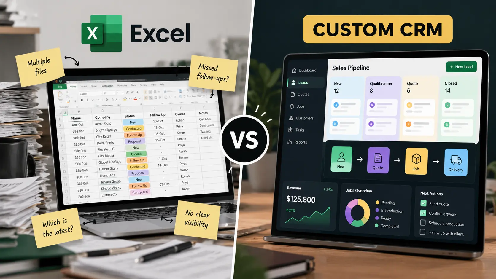 Excel vs Custom CRM: When Is It Time to Upgrade?