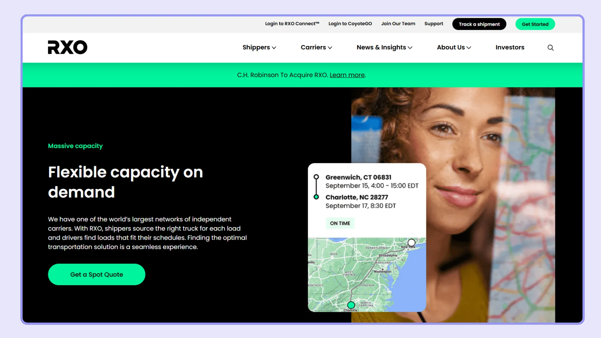 RXO Freight & Logistics Platform